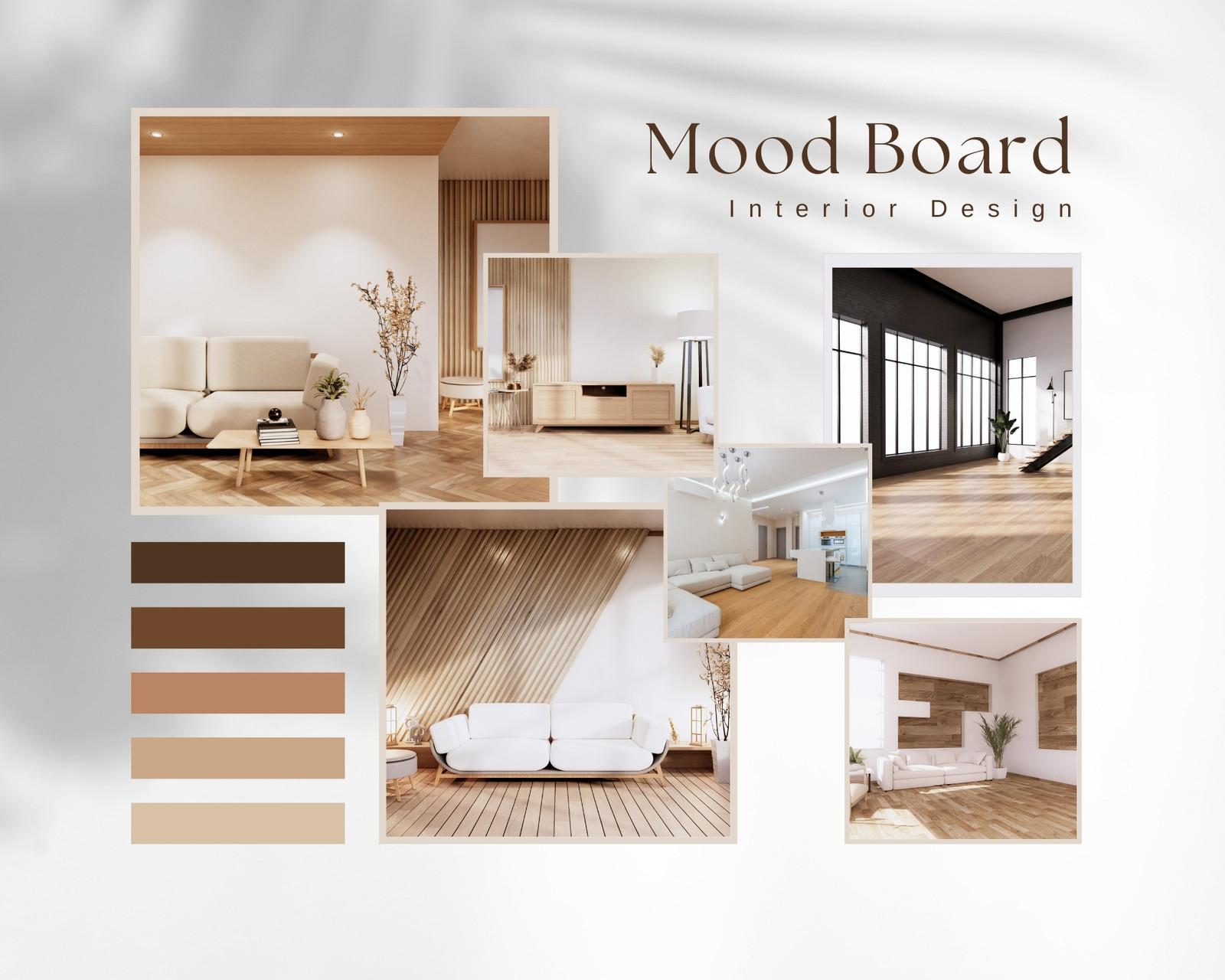 Interior mood board concept